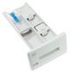 GE® 2.4 Cu. Ft. White Front Load Washer with Steam-4