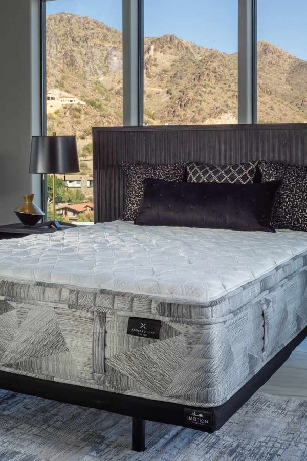 King Koil Xtended Life Overture Wrapped Coil Plush Euro Top Twin Mattress