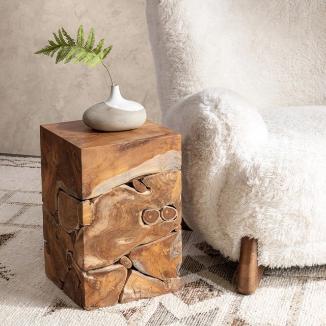 Classic Home Rhea Natural End Table-1