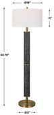 Uttermost® Summit Black/Gray Floor Lamp-2
