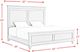 Elements International Kendari Grey King Panel Bed-3