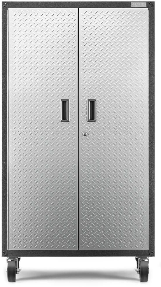 Gladiator® Silver Tread Ready-to-Assemble Mobile Storage Cabinet-0