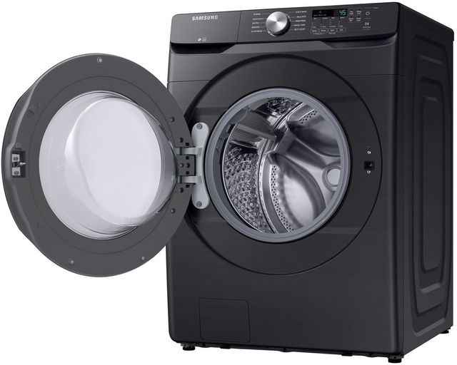 Samsung Fingerprint Resistant Black Stainless Steel Front Load Laundry Pair-8