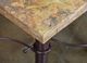 Horizon Home® Terraza Travertine Top End Table with Brown Metal Base -2
