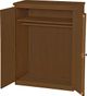 Crate Designs™ Furniture Brindle Lacquer Top Small Closet Armoire-0