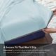 BEDGEAR® Hyper-Linen™ Performance® 4-Piece Misty Blue Queen Sheet Set-3