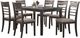 Bernards Glendale 7-Piece Brown Casual Dining Set-0