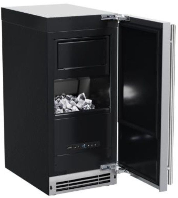 U-Line® 15" Stainless Steel Ice Maker-1