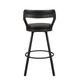 Mazin Furniture Appert Black 29 Inch Pub Height Side Dining Chair-2