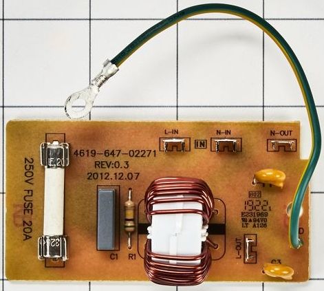 Whirlpool Microwave Noise Filter Board-1