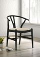 Coaster® Dinah Black Wishbone Dining Side Chair -4