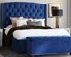 Diamond Sofa® Majestic Royal Navy Blue Queen Tufted Bed -0