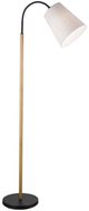 Bassett Mirror Benton Black/Gold Floor Lamp-0