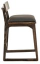 International Furniture Direct Balam Gray/Stained Dark Barstool-3