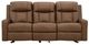 Benchcraft® Mackmenville Caramel Manual Reclining Sofa-3