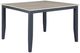American Wholesale Furniture 5-Piece Gray Counter Height Table Set with Graphite Base-1
