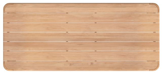 Sunset West Natural Teak Rectangular Outdoor Dining Table-3