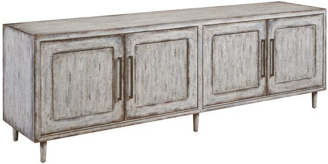 Hammary® Hidden Treasures Beige Distressed Mod Credenza-0