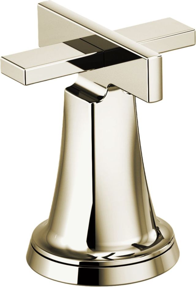 Brizo Levoir™ Brilliance® Polished Nickel Widespread Lavatory High Cross Handle Kit-0