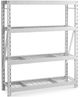 Gladiator® 60" White Wide Heavy Duty Rack with Four 18" Deep Shelves-2