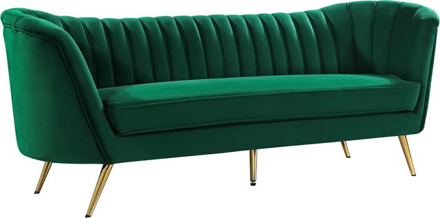 Meridian Furniture Margo Green Velvet Sofa-0