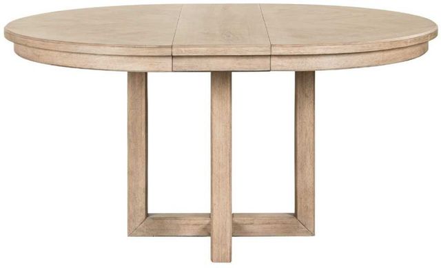 Liberty Furniture Proximity Place Barley Buff Pedestal Dining Table-2