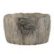 A & B Home Nickel Planter with Mushroom-4
