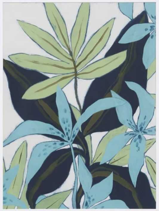Stylecraft Jungle Blues II Multi- Colored Wall Art-1