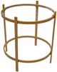 Signature Design by Ashley® Pearlox 3-Piece Glass Top Occasional Table Set with Gold Base-2