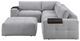 Homelegance® Tidal 5-Piece Gray Modular Sectional with Ottoman-3
