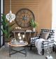 A & B Home Gray Bird 3-Pillar Candle Holder-4