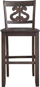 Elements International Merideth Toffee Brown Bar Stool-1