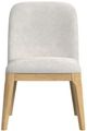 Elements International Sylvie Natural/White Dining Side Chair-3
