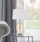Cal® Lighting & Accessories Carpiano Brushed Steel Table Lamp-1