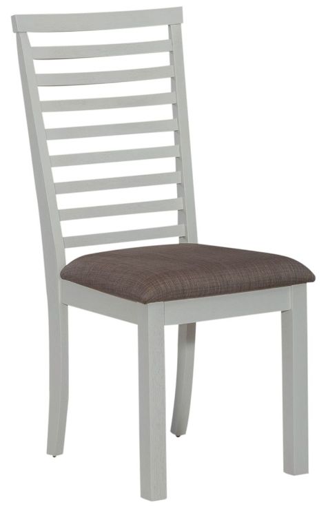 Liberty Furniture Brook Bay 3-Piece Carbon Gray/Textured White Drop Leaf Dining Set-3