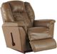 La-Z-Boy® Jasper Fawn Leather Manual Rocking Recliner-1