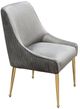 Diamond Sofa® Quinn 2-Piece Brushed Gold/Grey Dining Chair Set-0
