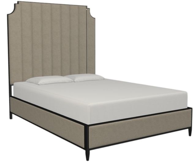 Wesley Allen Customizable Spencer King Upholstered Panel Bed-2