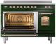 Ilve® Nostalgie II Series 48" Emerald Green Pro Style Induction Range-2