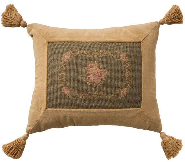 Nourison Home™ Mina Victory Vintage Pillow Sage 14"x18" Throw Pillow-0