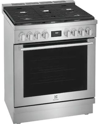 Electrolux 30" Stainless Steel Dual-Fuel Freestanding Range-8