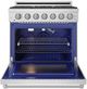 Thor Kitchen® Gordon Ramsay 36" Stainless Steel Freestanding Pro Style Gas Range-1