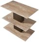 Uttermost® Travertini Brass 3-Tiered Accent Table-4
