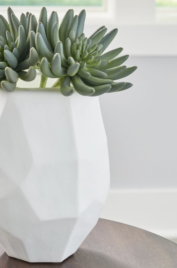 Signature Design by Ashley® Karenton White 10" Vase-3
