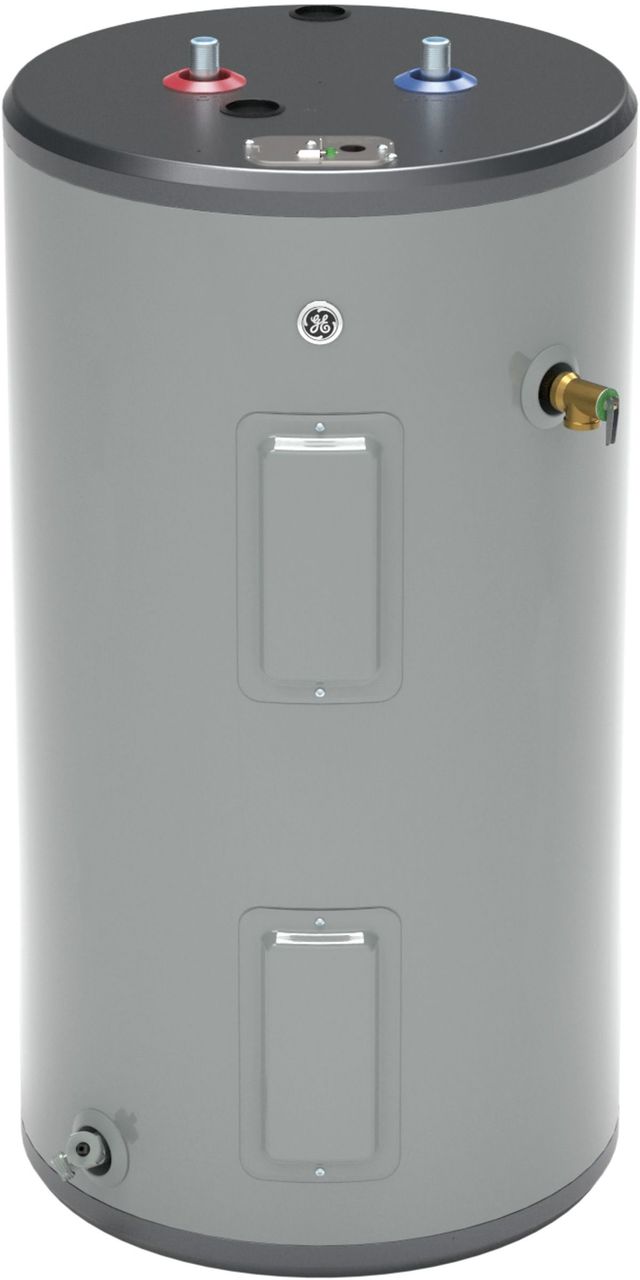 GE® 30 Gallon Gray Electric Water Heater-0