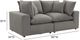 TOV Furniture Cali Slate Modular Loveseat-2