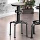 Furniture of America® Foskey 3-Piece Antique Black/Natural Tone Dining Set-1