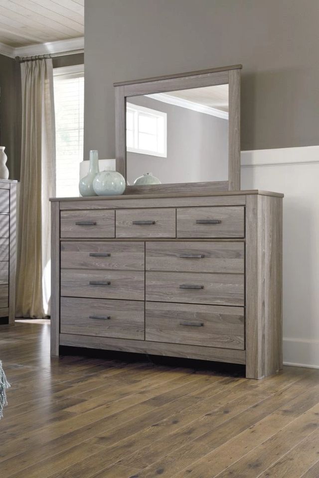 Signature Design by Ashley® Zelen Warm Gray Bedroom Mirror-4