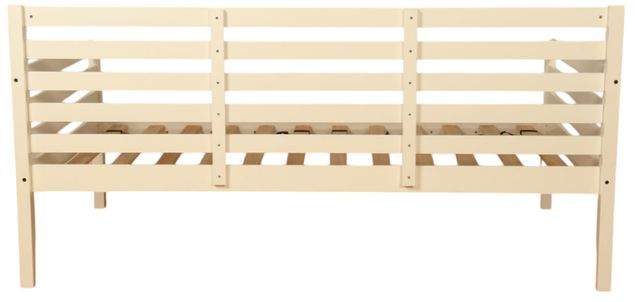 Kodiak Furniture Boho Linen Stone/White Twin Daybed with Mattress-2