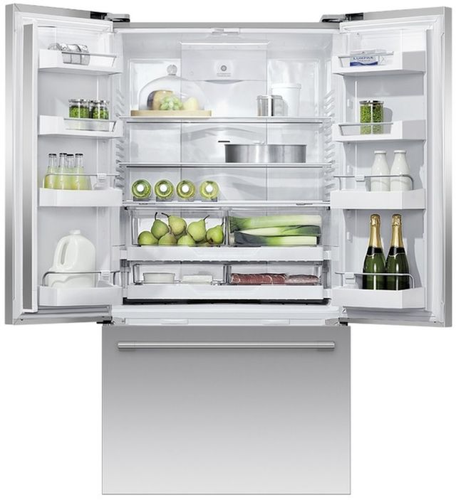 Fisher & Paykel Series 7 36 in. 20.1 Cu. Ft. Stainless Steel French Door Refrigerator-1